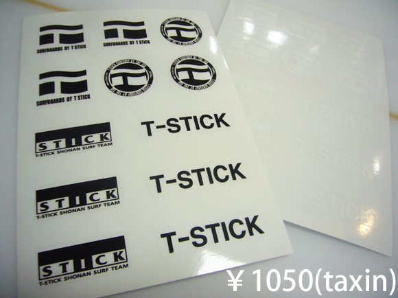 【T-STICK オリジナルステッカーシート　￥1050】色んなところに貼っちゃおう！！