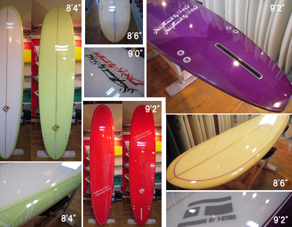【SURFBOARDS BY T-STICK】ＬＯＮＧ＆ＳＥＭＩ ＬＯＮＧ入荷☆